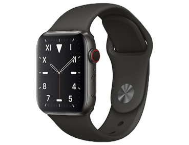 Apple Watch Series 5 GPS + Cellular, 44mm Space Gray Aluminum Case 