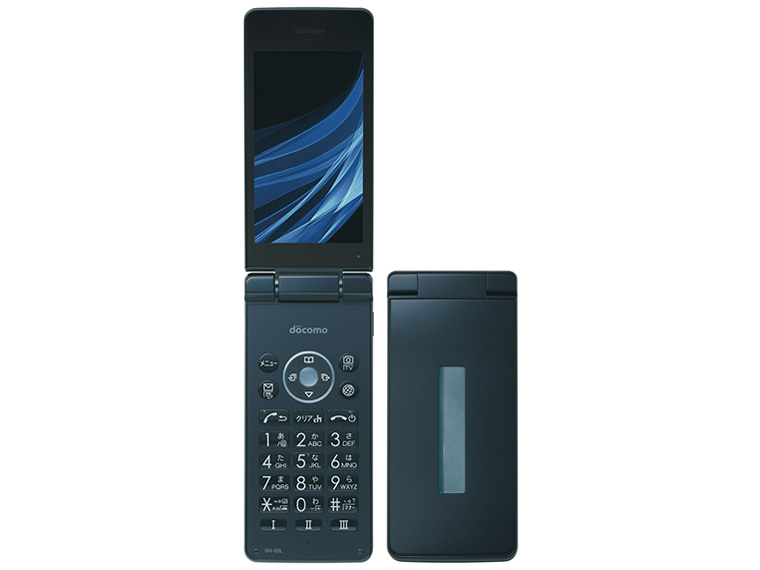 AQUOS ケータイ SH-02L ブラック docomo版SIMフリー｜中古スマホ・中古