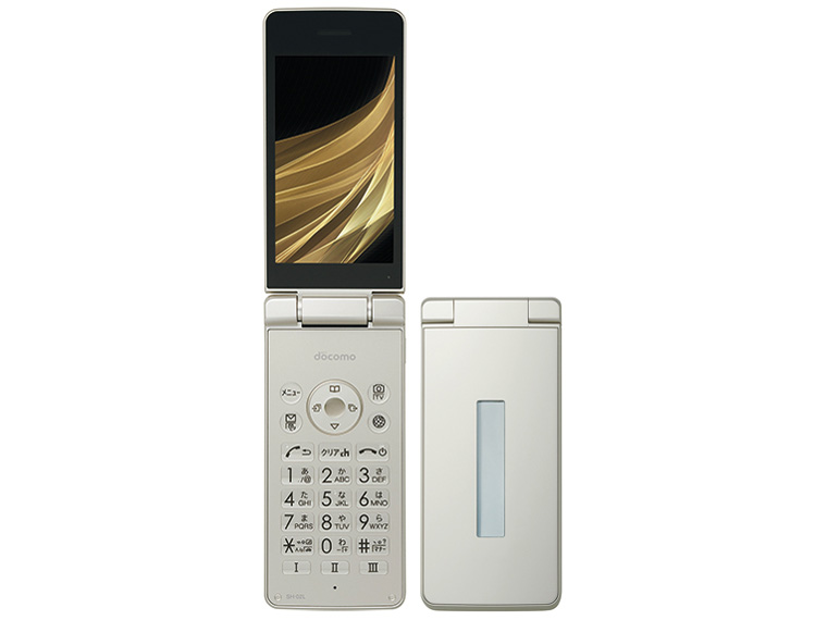 AQUOS ケータイ SH-02L ゴールド docomo版SIMフリー｜中古スマホ・中古 