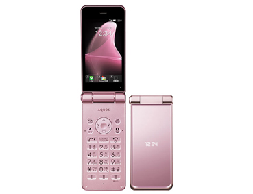 AQUOS ケータイ2 601SH ピンク SoftBank版SIMフリー｜中古スマホ