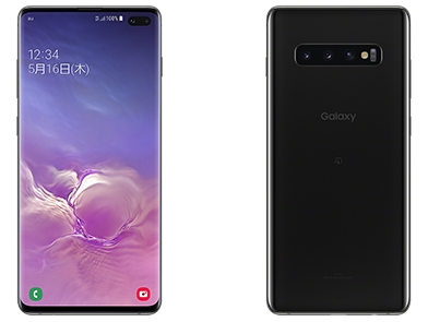 新品 SIMフリー GalaxyS10+ SCV42 プリズムホワイト au