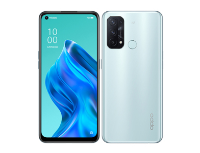 OPPO Reno5 A CPH2199 アイスブルー 楽天モバイル版SIMフリー｜中古 