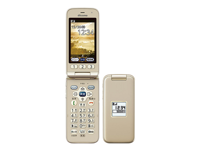 らくらくホン F-02J ゴールド SIMフリー｜中古スマホ・中古携帯の激安